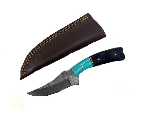 KNIFE DM-1401 TURQUOISE 7IN