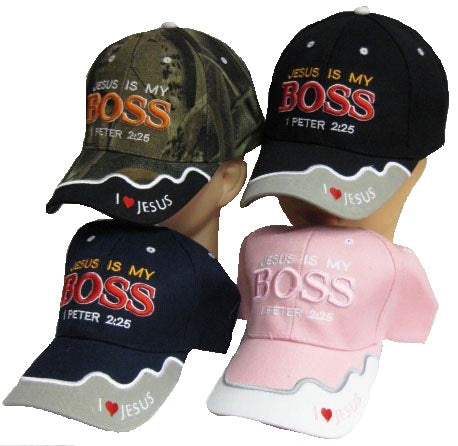 CAP-JESUS IS MY BOSS 825
