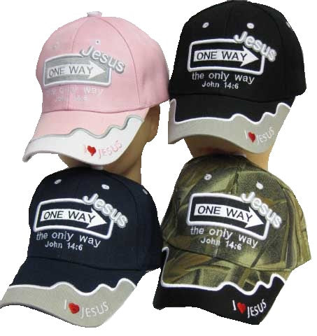 CAP-JESUS ONE WAY CAP816