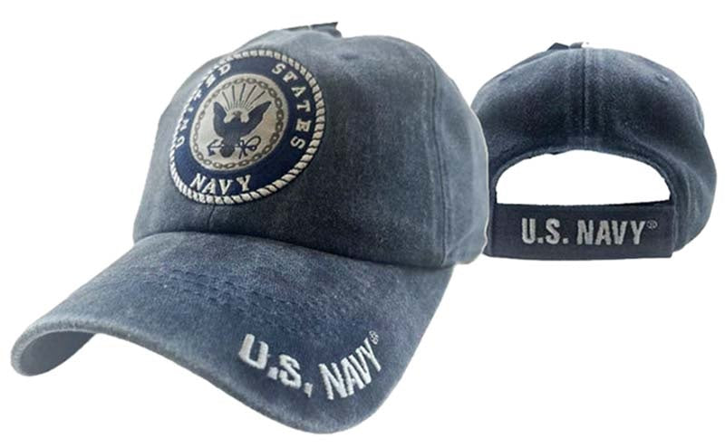 NAVY HAT WASH BLUE CAP504BN