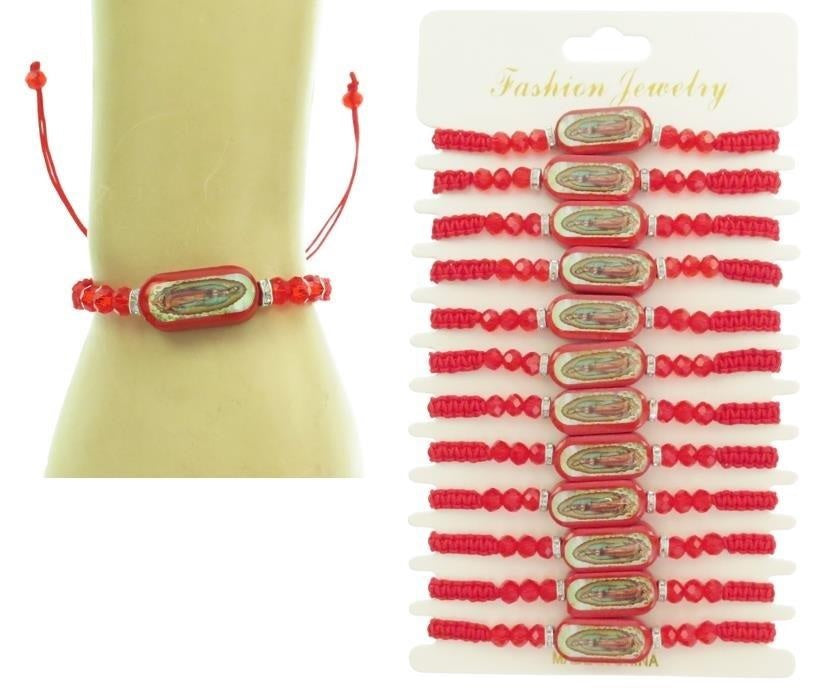 ROSARY BRACELET BL-754, GUADALUPE-SOLD BY THE DOZEN