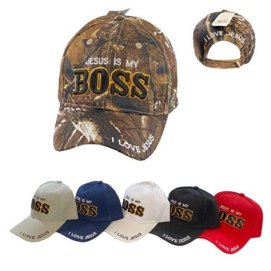 CAP-JESUS IS MY BOSS HT6020