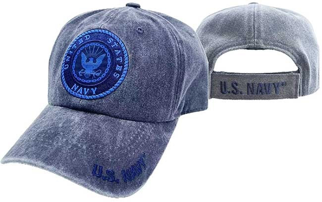 NAVY HAT WASH BLUE CAP504BN1