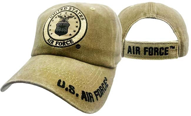 AIR FORCE HAT WASH KHAKI 504CK