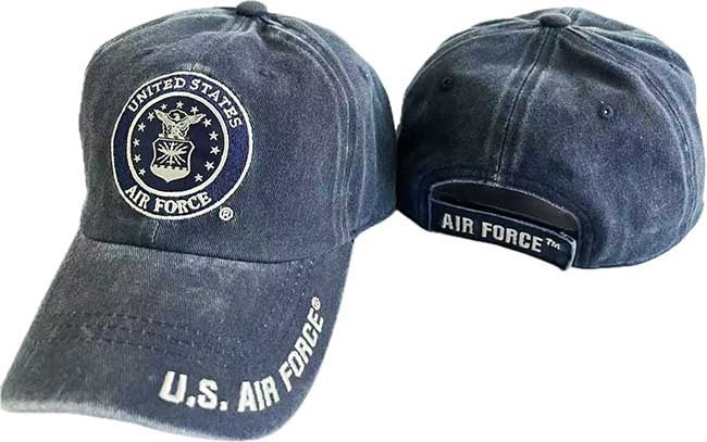 AIR FORCE HAT WASH NAVY 504CN