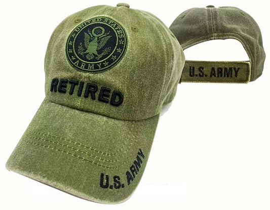 ARMY HAT WASH RET OD CAP522AG