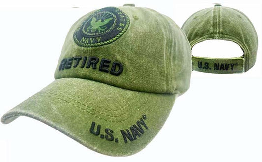 NAVY HAT WASH RET OD 522BG