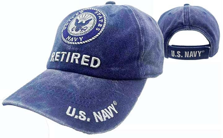 NAVY HAT WASH RET BLUE 522BN