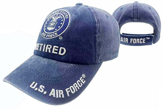 AIR FORCE HAT WASH RET BL 522CN