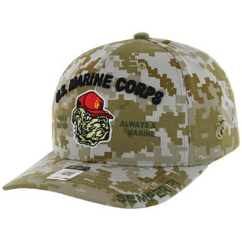 MARINE CAP BULDOG CAMO MR010-03