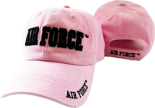 AIR FORCE HAT PINK AF BK 505CP