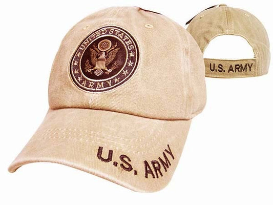 ARMY HAT WASH KHAKI 504AK