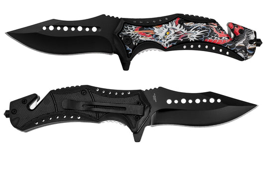 KNIFE KS30124DG-3 4.75 IN DRAGON