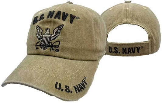 NAVY HAT WASH LOGO KH 506BK