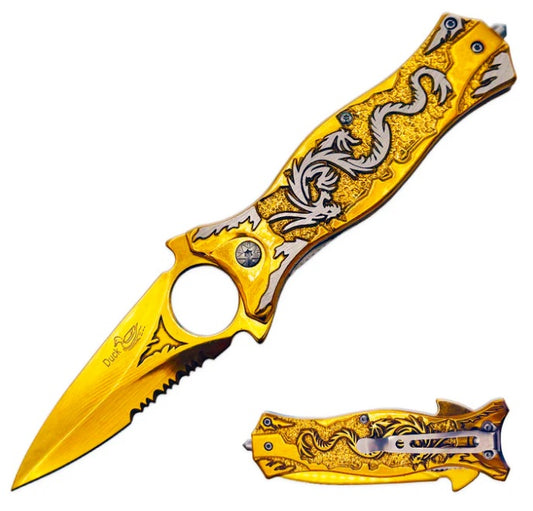 KNIFE DK2022-GDDR GOLD DRAGON