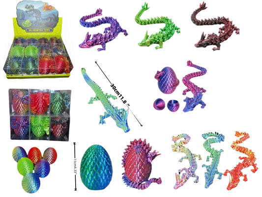 3D PRINTED DRAGON  445-SOLD BY THE DOZEN