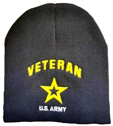 ARMY BEANIE VET STAR WIN591M