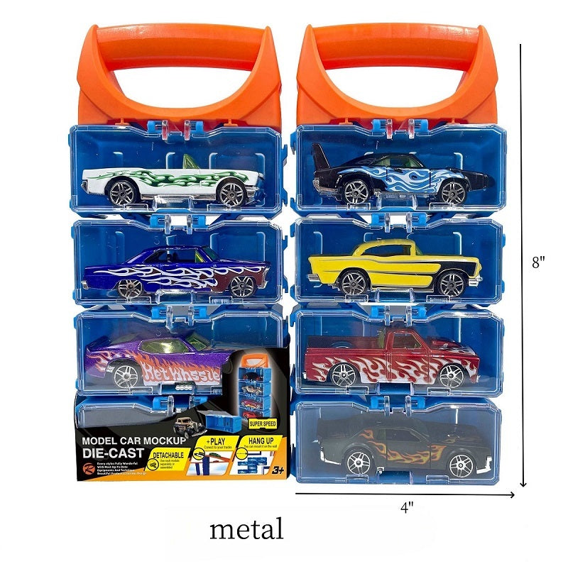 CARS WITH DISPLAY CASES 4PC 2623
