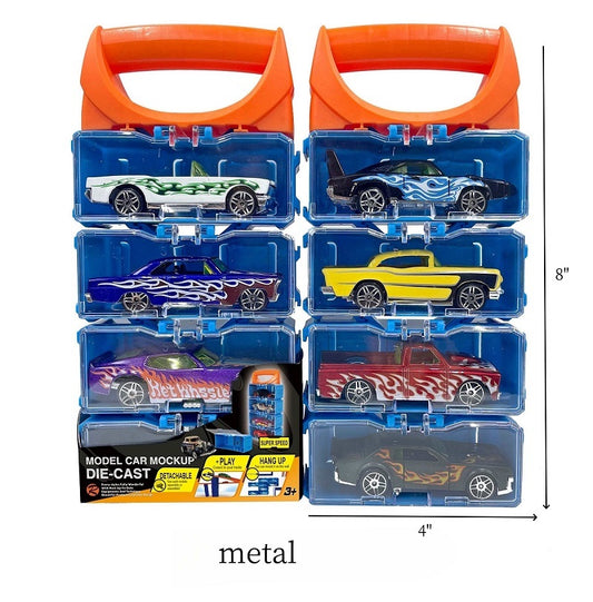 CARS WITH DISPLAY CASES 4PC 2623