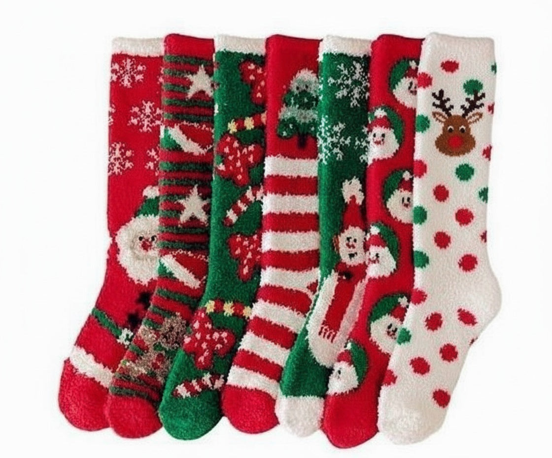 CHRISTMAS SOCKS YM-301, SOLD BY THE DOZEN