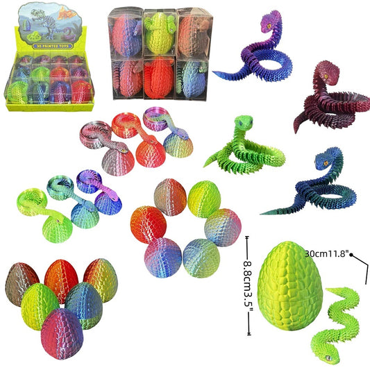 3D SNAKE W.3.5IN EGG 452