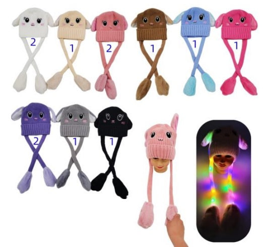 BUNNY KID LIGHT-UP SKI HAT WDY-8844
