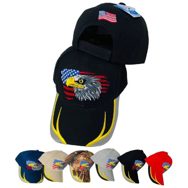 CAP-USA FLAG & EAGLE HT6070