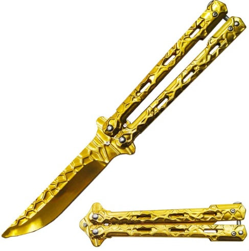 KNIFE BF1698-GD BUTTERFLY TRAINER