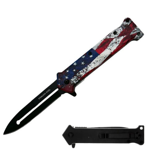 KNIFE KN-1960 USA FLAG 4.5IN