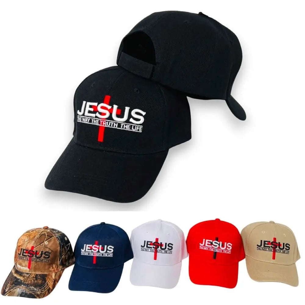 CAP-JESUS WITH CROSS HT6076