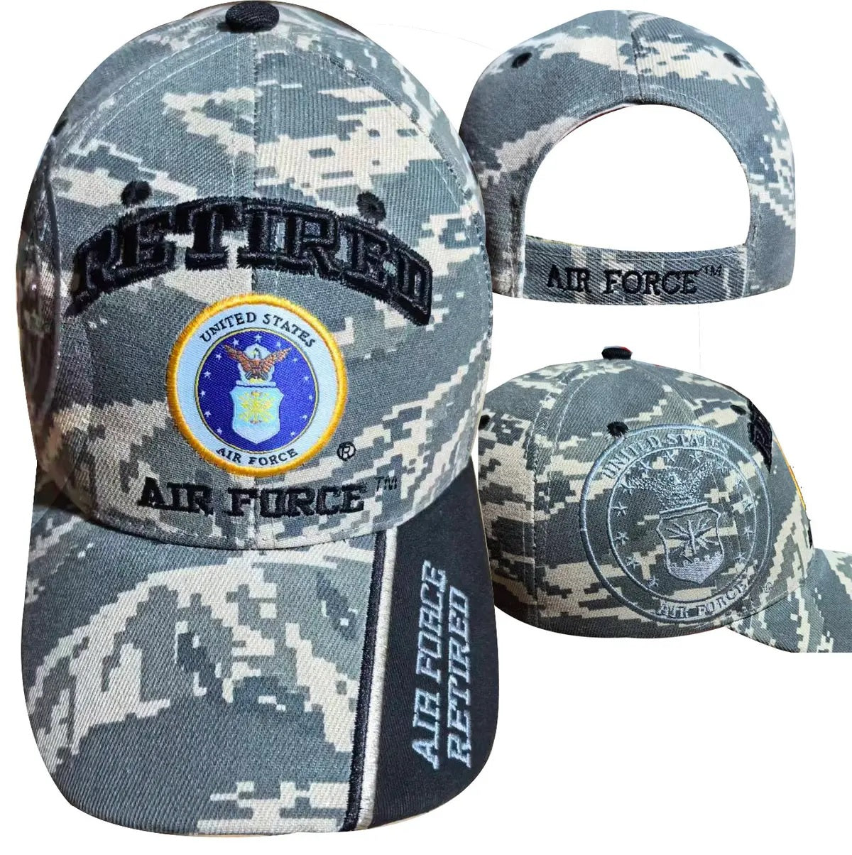 AIR FORCE HAT RET DIGI SEAL 593C