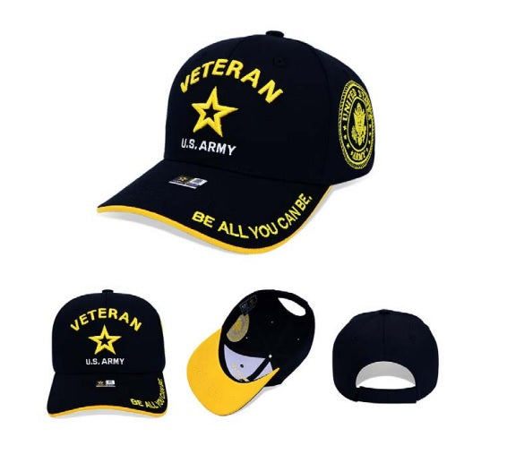 ARMY VETERAN STAR A04ARV10 BK