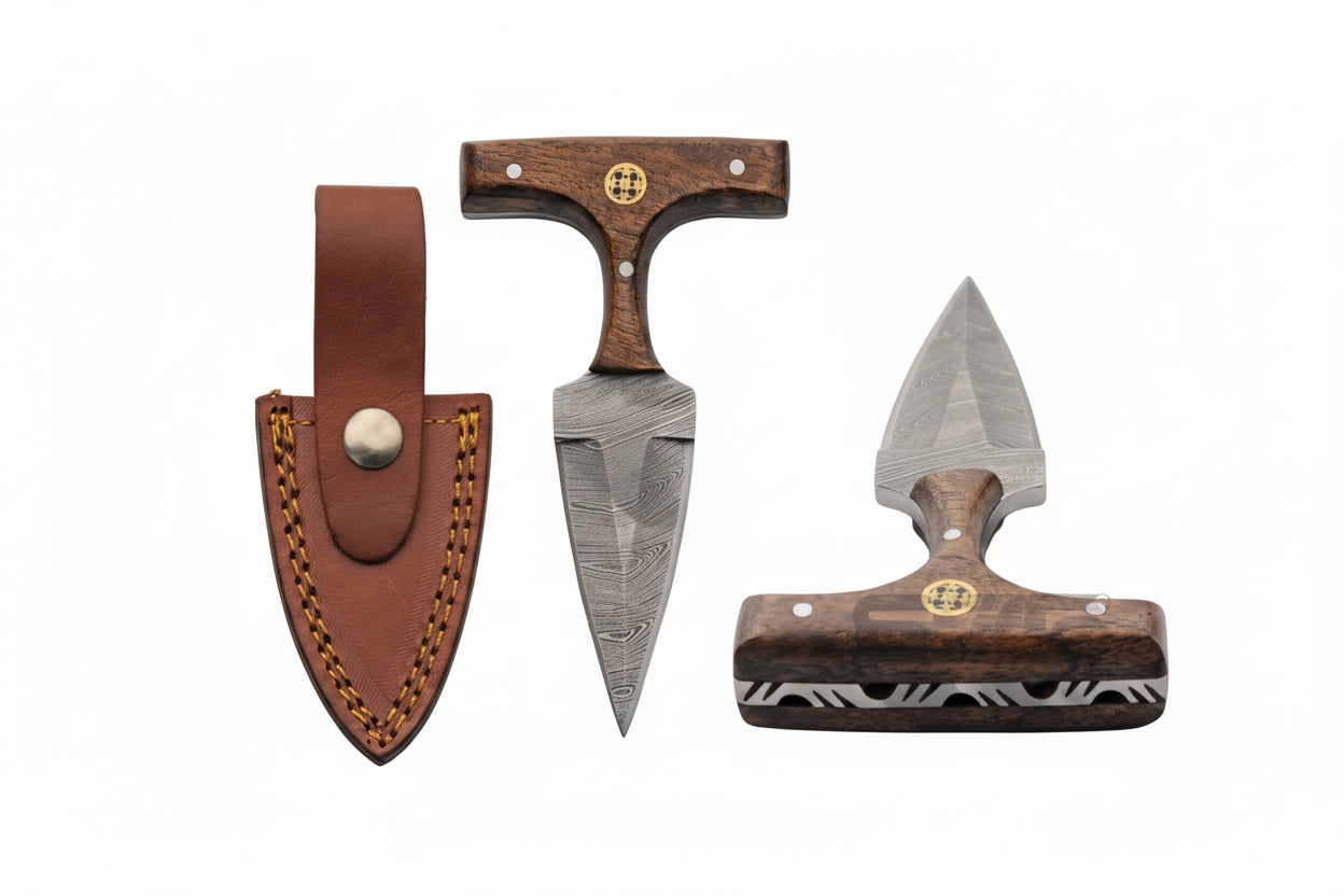 KNIFE DM-1413 4.5 MOSAIC WALNUT