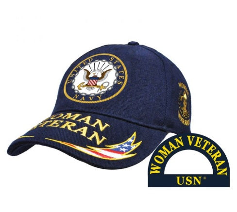CAP-NAVY HAT WOMAN VET CP00206