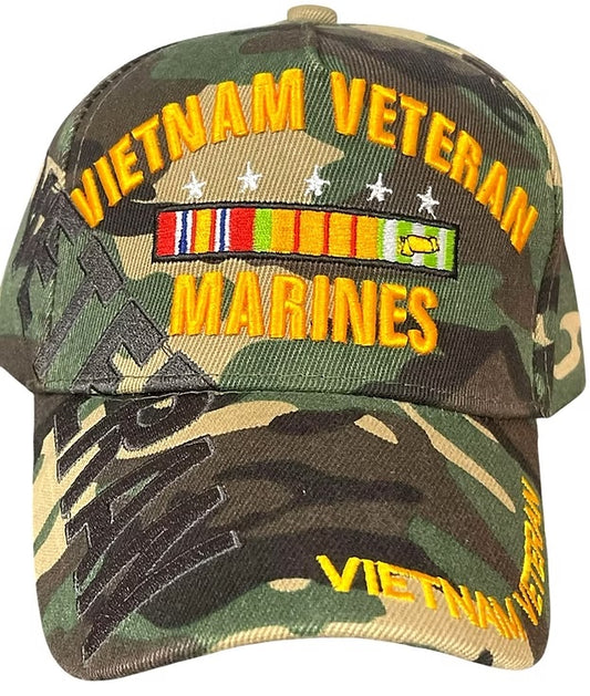 MARINE HAT VIETNAM VET CAMO 546