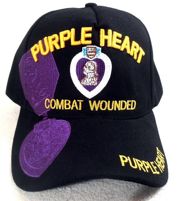 CAP-PURPLE HEART NEW 082
