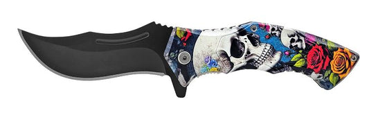 KNIFE KS1340SK1 SKULL 4.5 IN