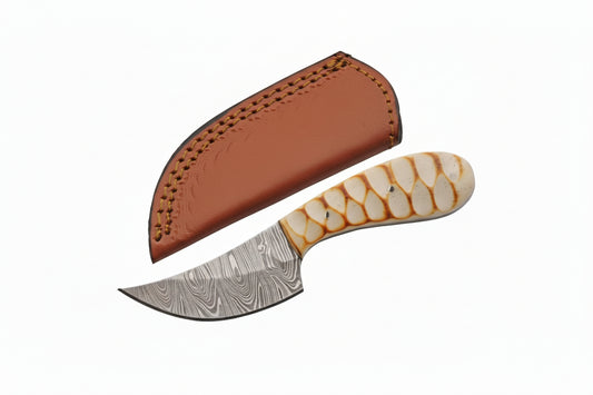 KNIFE DM-1429BO 6 IN BONE DAMASC