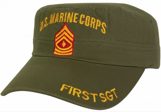 MARINE HAT FIRST OLIVE PATROL 719