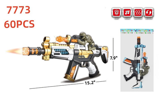 MACHINE GUN W/MAN POLY 7773