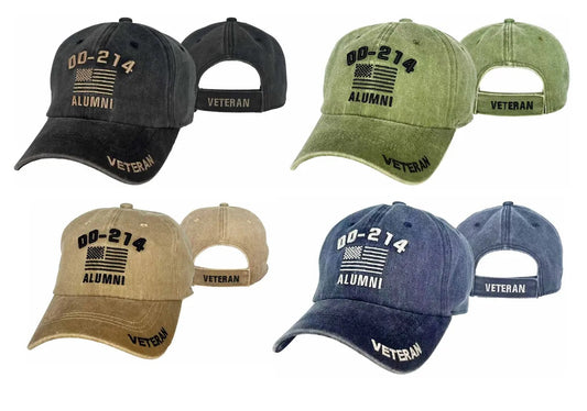 CAP-DD-214 WASHED 488 (ONLY SOLD ASSORTED)
