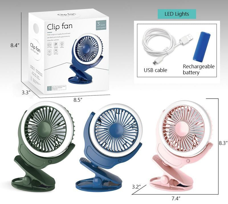 CLIP FAN W/LIGHT 75021