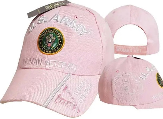 ARMY HAT WOMAN VET PINK 591L