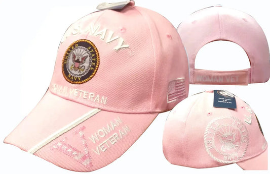 NAVY HAT WOMAN VET PINK 592L
