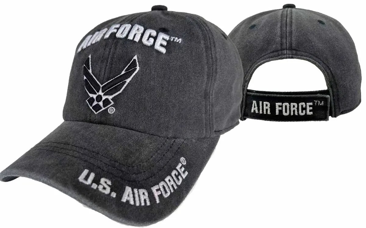 AIR FORCE HAT WING WASH BK 506CB