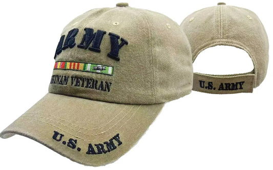 ARMY HAT VIET VET WASH KH 687AK