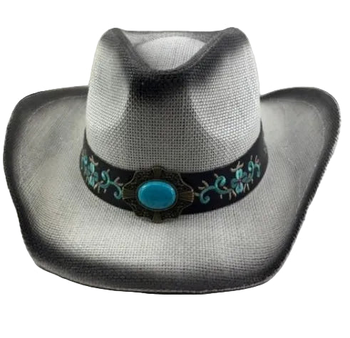 STRAW HAT HNZ-9233, TURQUOISE