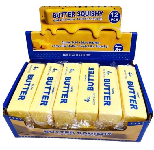 SQUISHY BUTTER-SMALL- SOLD BY DOZEN ONLY