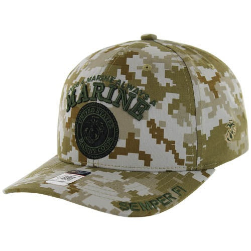 MARINE HAT ONCE SEAL CAMO MR004