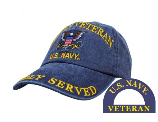 NAVY HAT WOMAN VET WASH CP00216